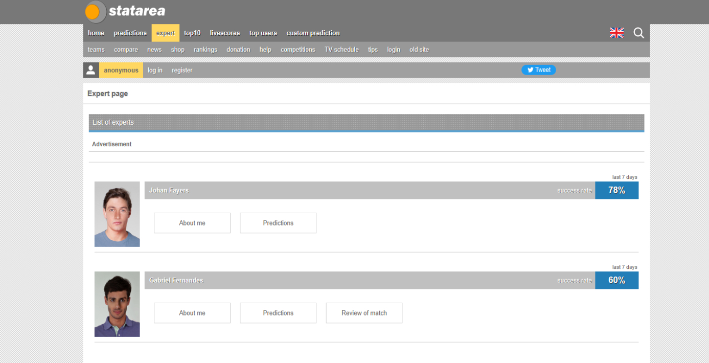 StatArea Expert Image of StatArea Expert tab